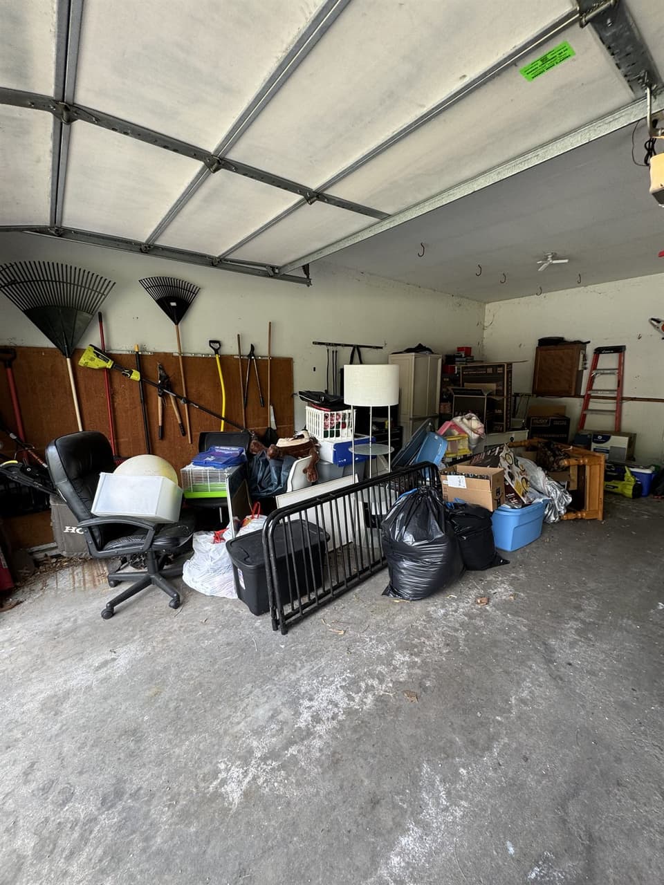 Garage cleanout, full haul-off before