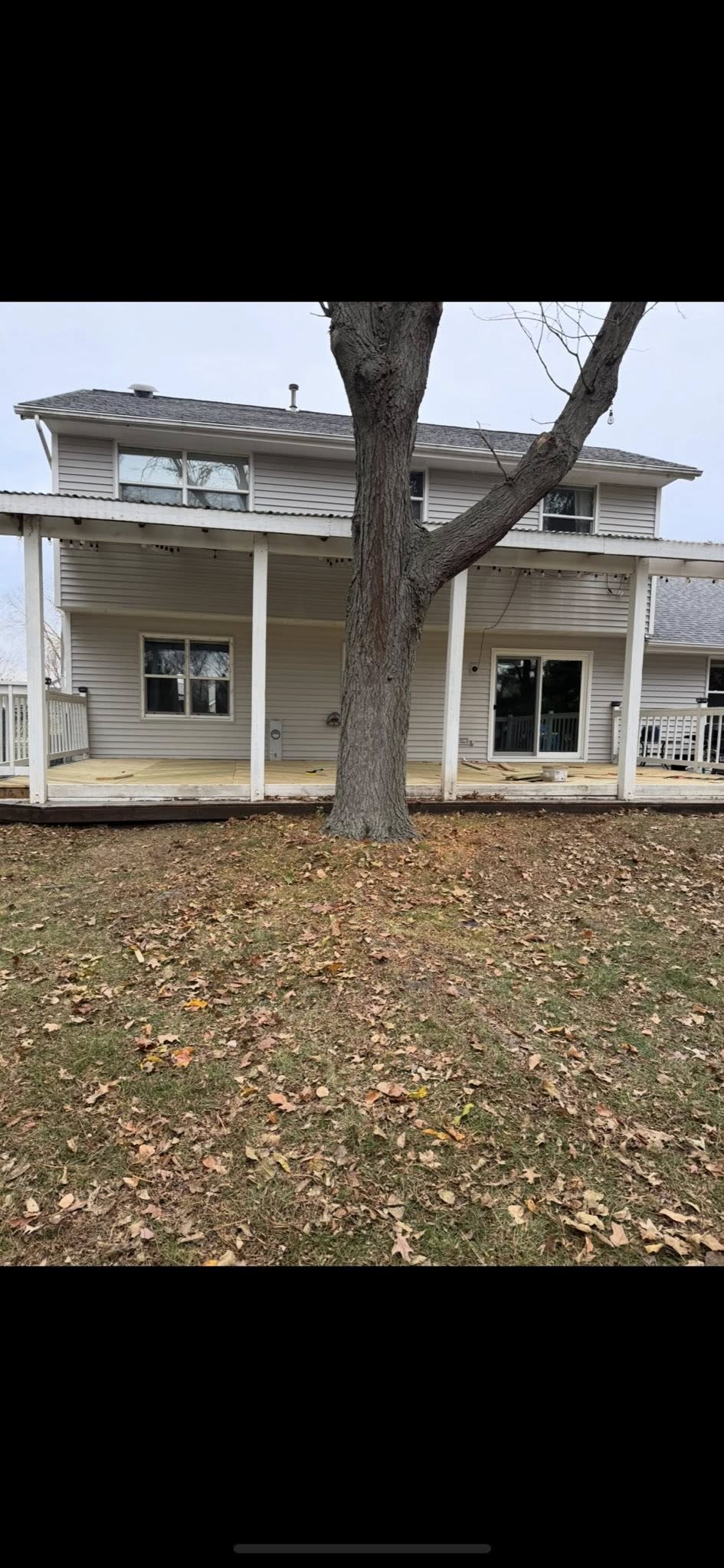 Junk removal in Rockford IL: porch wood cleanup after